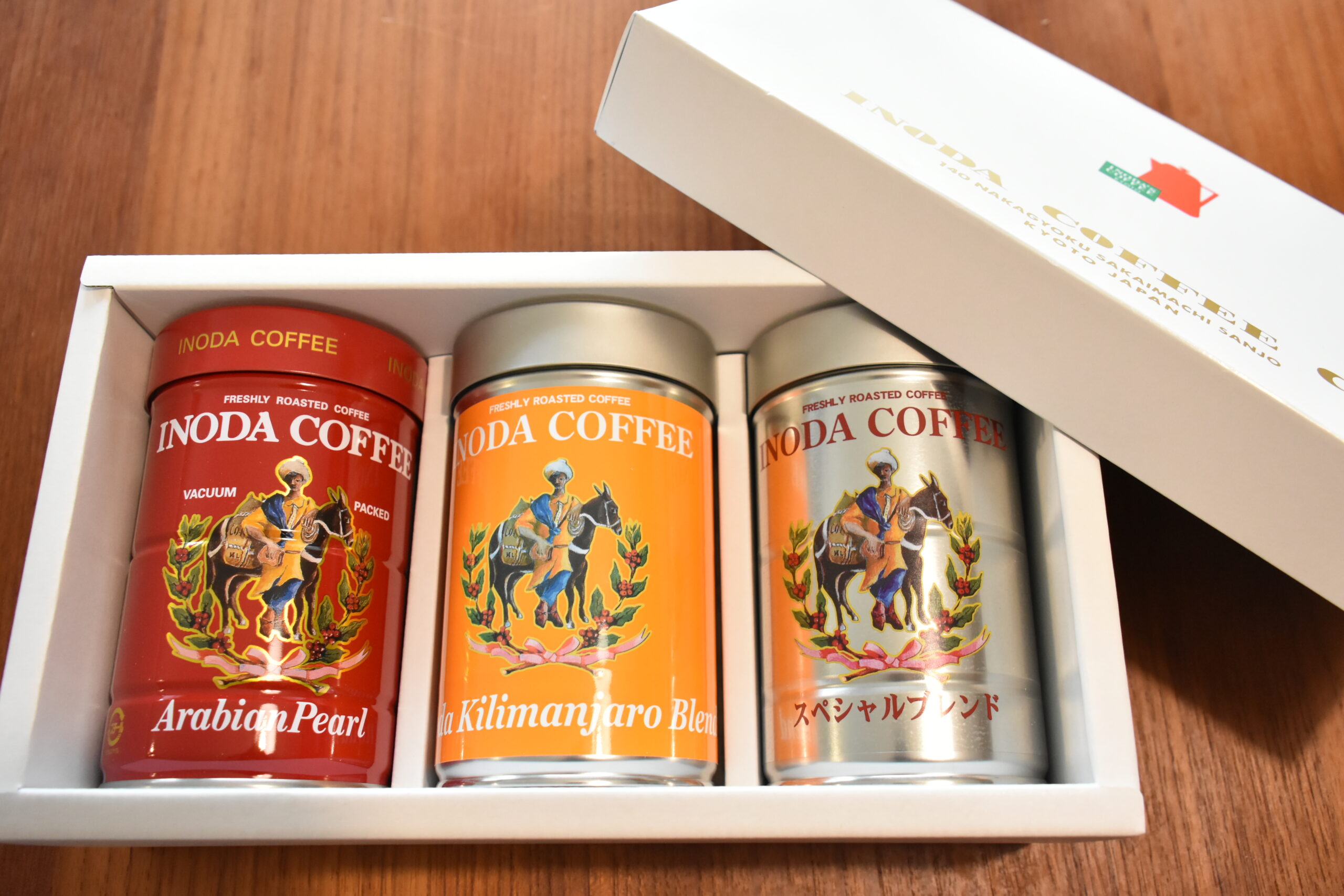 コーヒーギフト限定品 京都イノダコーヒー 3缶ギフトセット